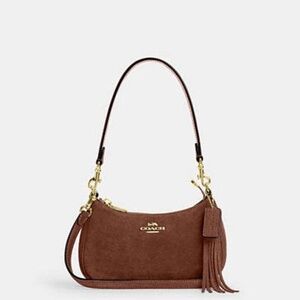 New Coach Teri Mini Crossbody Bag Vintage Brown